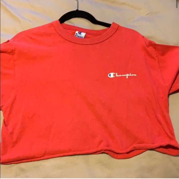 Champion Tops - Vintage Cropped Champion Tee